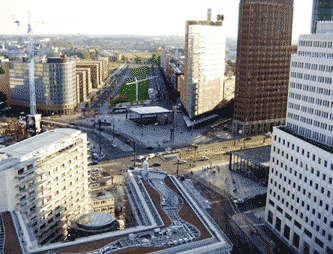 Vogelperspektive Potsdamerplatz - Berlin