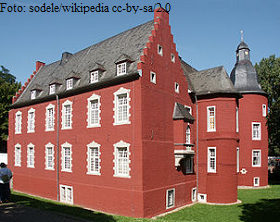 Die Burg Alsdorf in Alsdorf