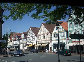 Burgdorf, Häuser an der Marktstraße