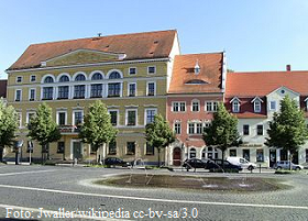 Delitzsch Rathaus Brunnen