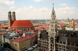 München Panorama Altstadt