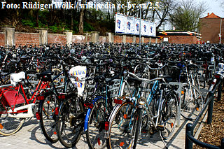 Muenster Bahnhof Fahrraeder
