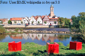 Neckarfront von Nürtingen
