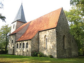 Alte St. Alexanderkirche in Wallenhorst; Foto: MrsMyer/wikipedia cc-by-sa/3.0