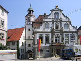 Wangen im Allgäu - Rathaus; Foto: Karsten Juhl/wikipedia cc-by-2.0